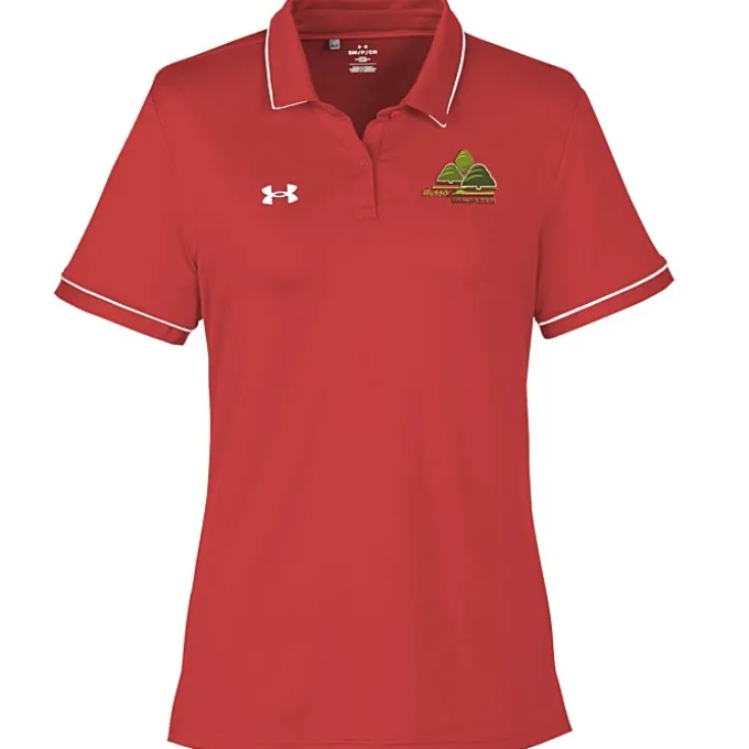 Under Armour Tipped Team Performance Polo - Ladies' - Embroidered