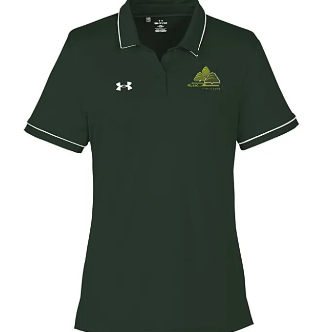 Under Armour Tipped Team Performance Polo - Ladies' - Embroidered