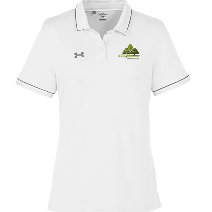 Under Armour Tipped Team Performance Polo - Ladies' - Embroidered