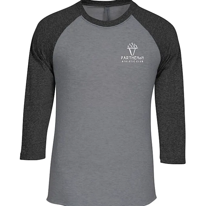 Unisex Tri-Blend Baseball Tee - Screen