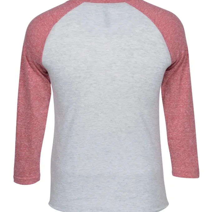 Unisex Tri-Blend Baseball Tee - Screen