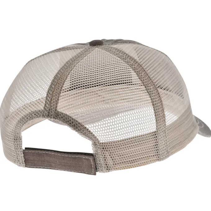 Unstructured Contrast Stitch Cap