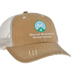 Unstructured Contrast Stitch Cap