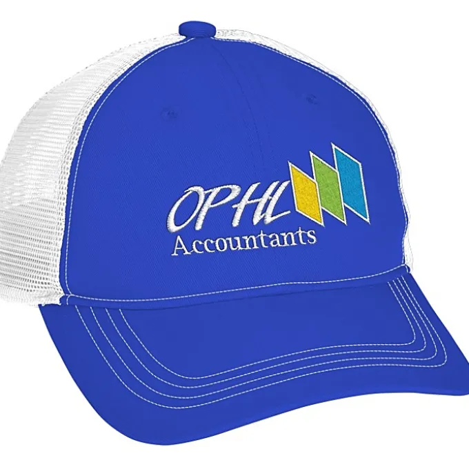 Unstructured Low Profile Trucker Cap