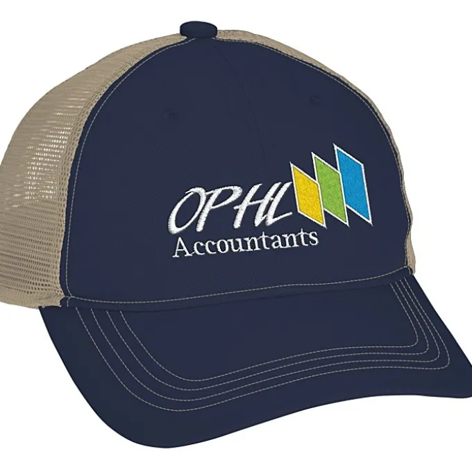Unstructured Low Profile Trucker Cap