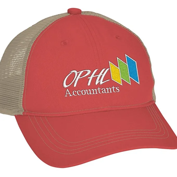 Unstructured Low Profile Trucker Cap