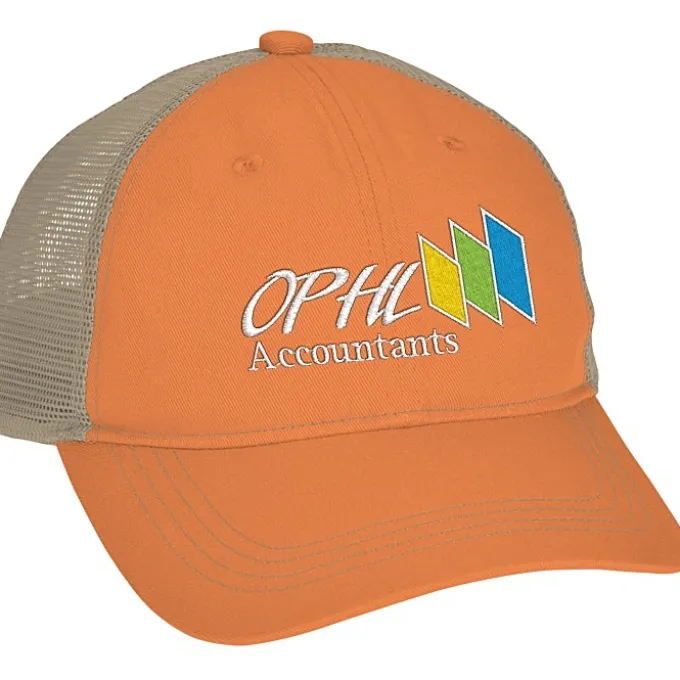 Unstructured Low Profile Trucker Cap