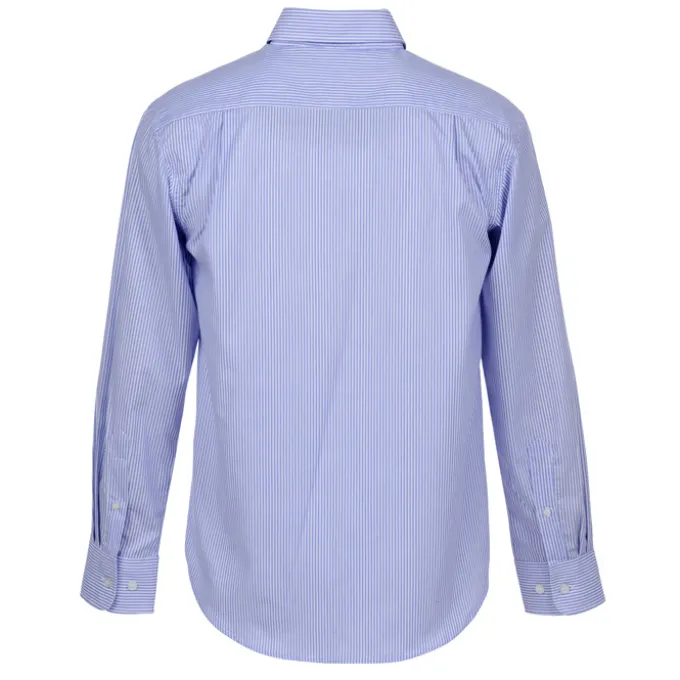 Untucked Striped Poplin Shirt - Men's