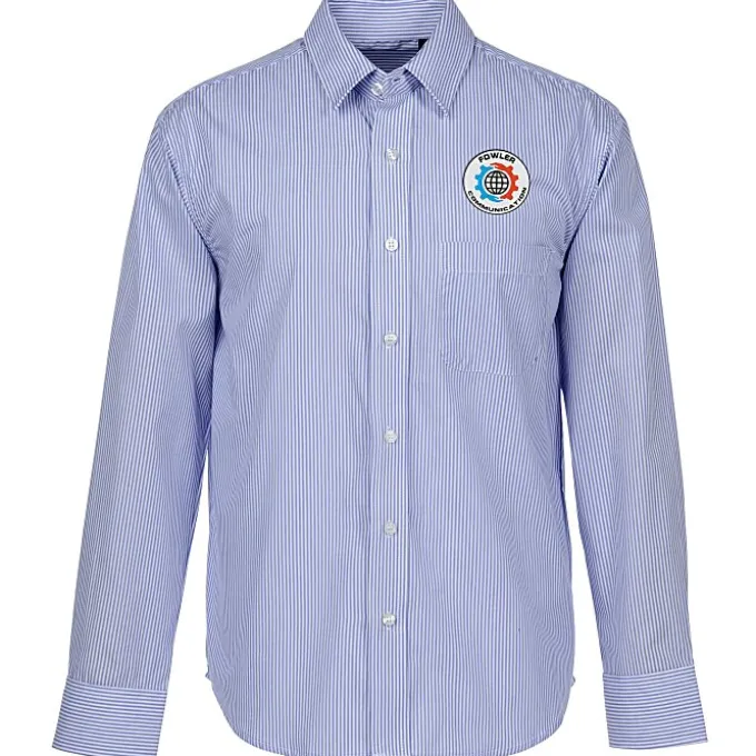 Untucked Striped Poplin Shirt - Men's