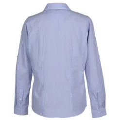 Untucked Striped Poplin Shirt - Ladies'