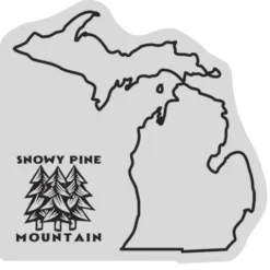 Upper & Lower Michigan Sticker