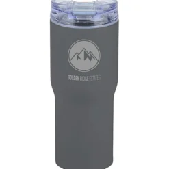 Urban Peak Vacuum Tumbler - 20 oz. - Powder Coat - Laser Engraved - 24 hr
