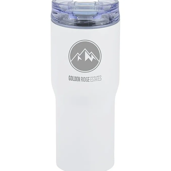 Urban Peak Vacuum Tumbler - 20 oz. - Powder Coat - Laser Engraved - 24 hr