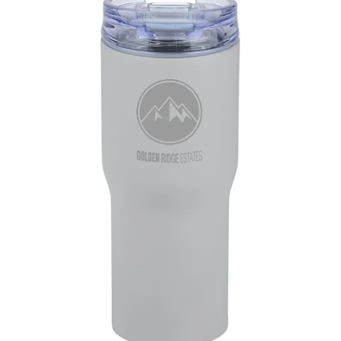 Urban Peak Vacuum Tumbler - 20 oz. - Powder Coat - Laser Engraved - 24 hr