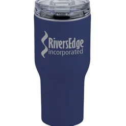 Urban Peak Vacuum Tumbler - 30 oz. - Powder Coat - Laser Engraved - 24 hr