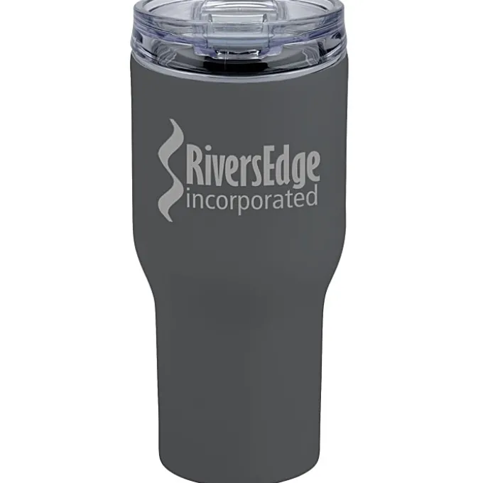 Urban Peak Vacuum Tumbler - 30 oz. - Powder Coat - Laser Engraved - 24 hr
