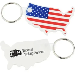 US Stock Soft Keychain