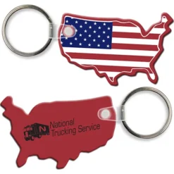 US Stock Soft Keychain
