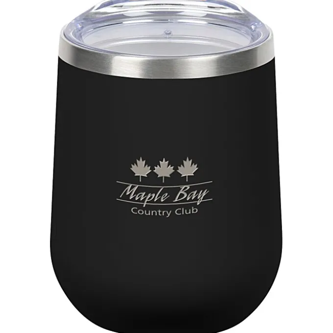 Vacuum Wine Tumbler - 12 oz - Laser Engraved