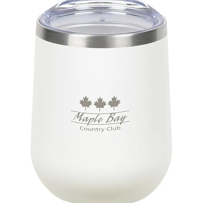 Vacuum Wine Tumbler - 12 oz - Laser Engraved