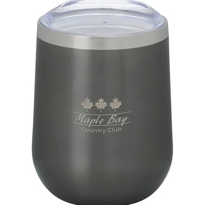 Vacuum Wine Tumbler - 12 oz - Laser Engraved