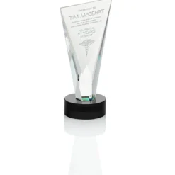 Valiant Crystal Award - 7 inches - 24 hr