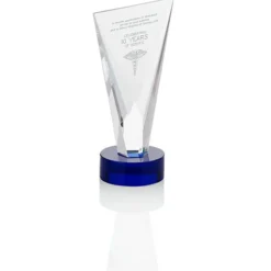Valiant Crystal Award - 7 inches