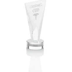 Valiant Crystal Award - 7 inches