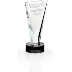 Valiant Crystal Award - 8 inches - 24 hr
