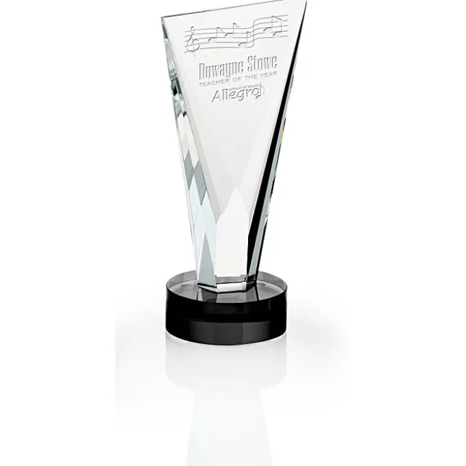 Valiant Crystal Award - 8 inches - 24 hr