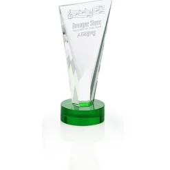 Valiant Crystal Award - 8 inches - 24 hr