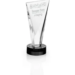 Valiant Crystal Award - 8 inches - 24 hr