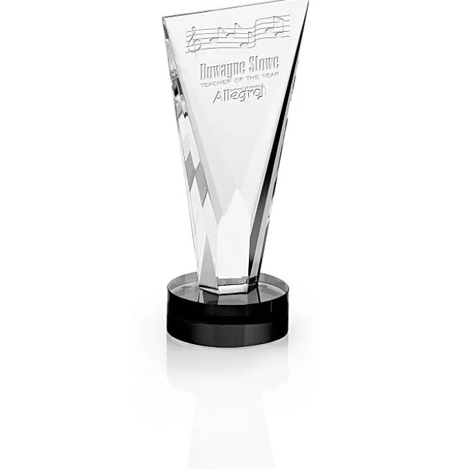Valiant Crystal Award - 8 inches - 24 hr