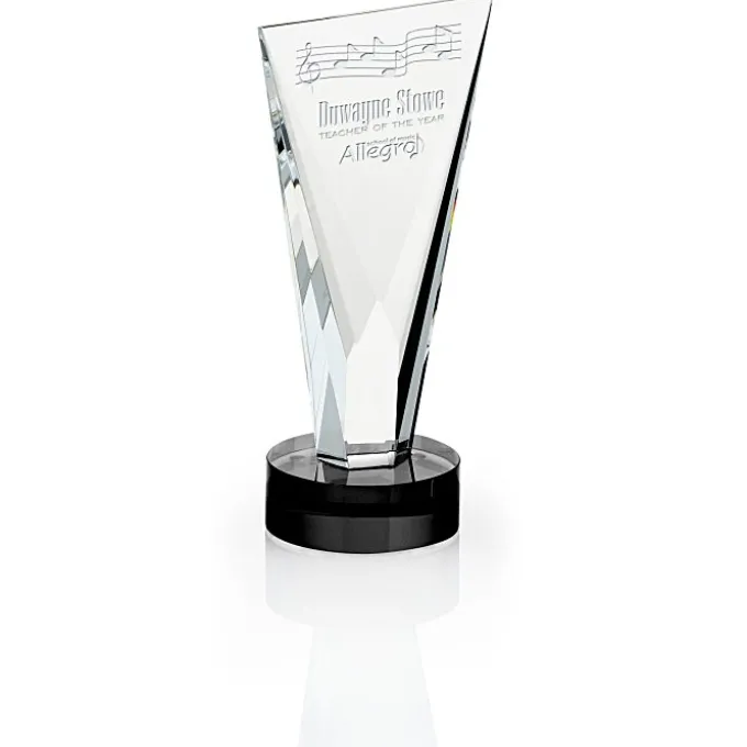 Valiant Crystal Award - 8 inches