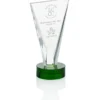 Valiant Crystal Award - 9 inches