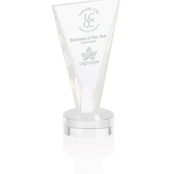 Valiant Crystal Award - 9 inches - 24 hr