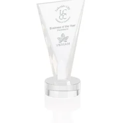 Valiant Crystal Award - 9 inches - 24 hr