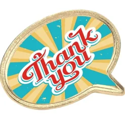 Value Lapel Pin - Speech Bubble
