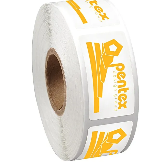 Value Sticker by the Roll - Rectangle - 3/4 inches x 1-1/2 inches - 24 hr