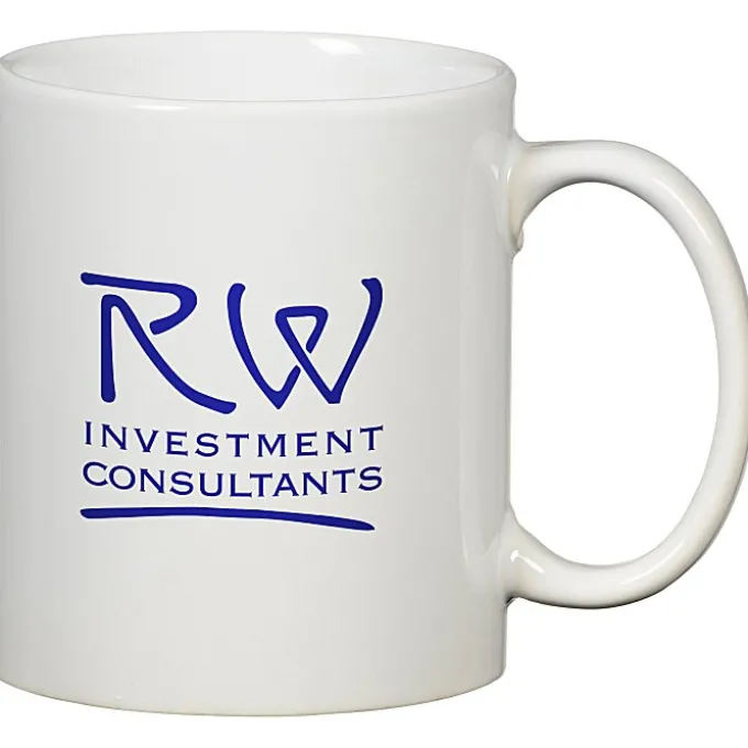 Value White Coffee Mug - 11 oz - 24 hr