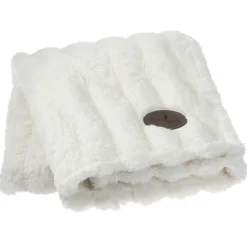 Vanilla Ridge Faux Fur Blanket