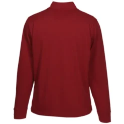 Vansport Omega Solid Mesh LS Tech Polo - Men's