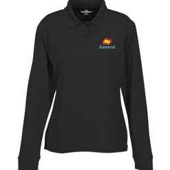 Vansport Omega Solid Mesh LS Tech Polo - Ladies'