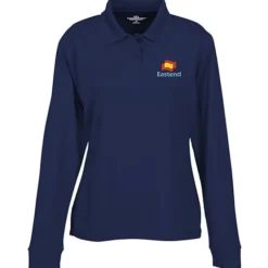 Vansport Omega Solid Mesh LS Tech Polo - Ladies'