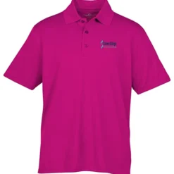 Vansport Omega Solid Mesh Tech Polo - Men's - Embroidered