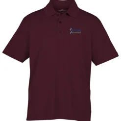 Vansport Omega Solid Mesh Tech Polo - Men's - Embroidered