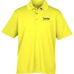 Vansport Omega Solid Mesh Tech Polo - Men's - Embroidered