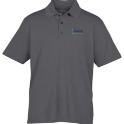 Vansport Omega Solid Mesh Tech Polo - Men's - Embroidered