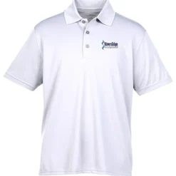Vansport Omega Solid Mesh Tech Polo - Men's - Embroidered