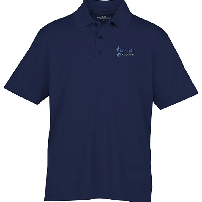Vansport Omega Solid Mesh Tech Polo - Men's - Embroidered